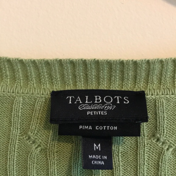 EUC Talbots Cable Cardigan - Picture 4 of 5